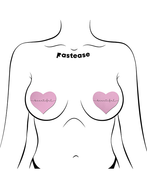 Pastease Premium Heart Beautiful - Pink O/s
