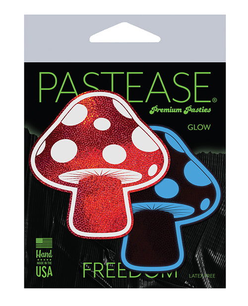 Pastease Premium Shiny Glow In The Dark Shroom - Red-white O-s - Casual Toys