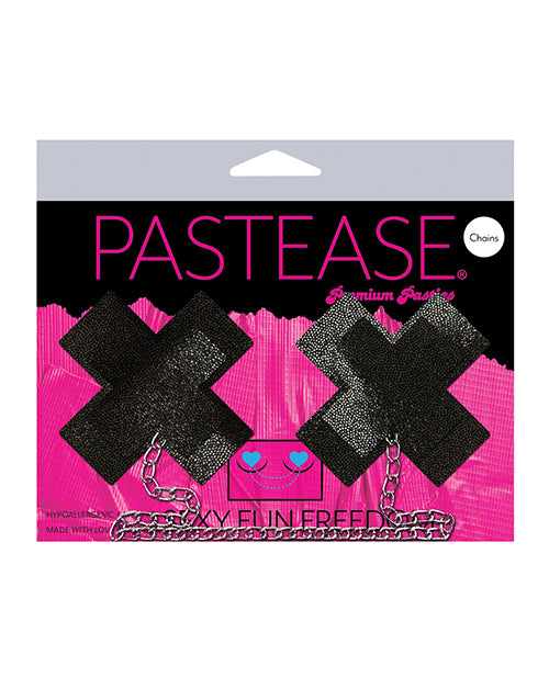 Pastease Chain Plus X Liquid Cross - Black O-s - Casual Toys