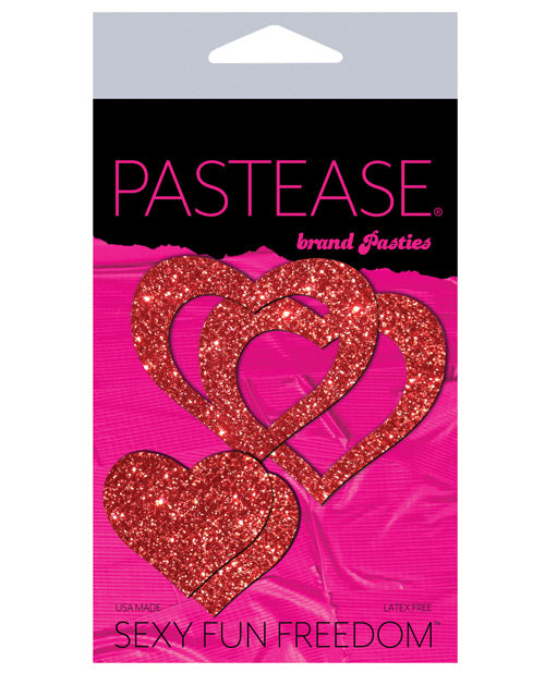 Pastease Glitter Peek A Boob Hearts - Casual Toys