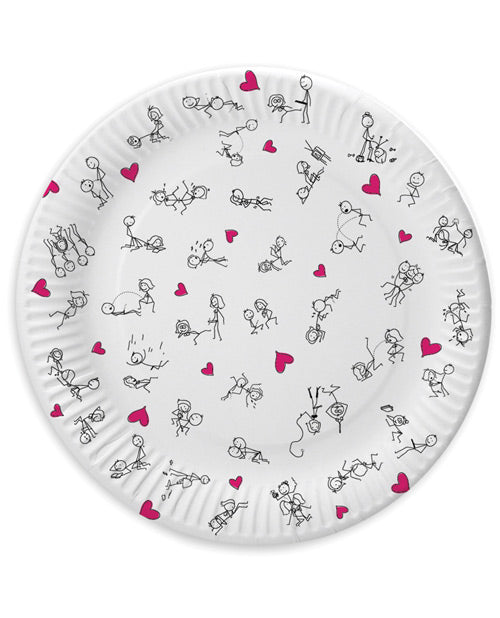 7" Dirty Dishes Position Plates - Bag Of 8 - Casual Toys
