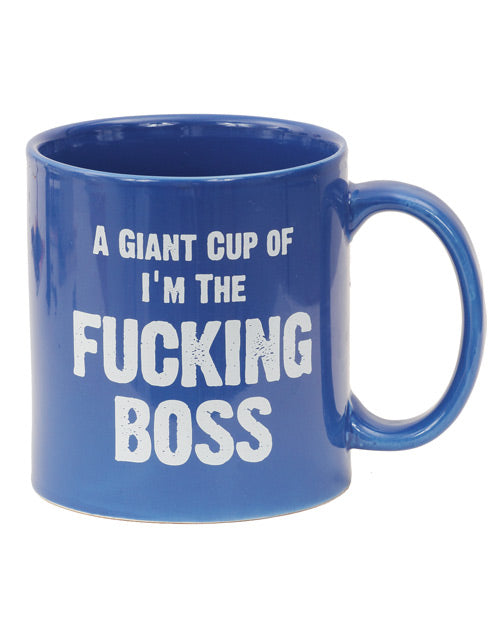 Attitude Mug A Giant Cup Of I'm The Fucking Boss - 22 Oz - Casual Toys