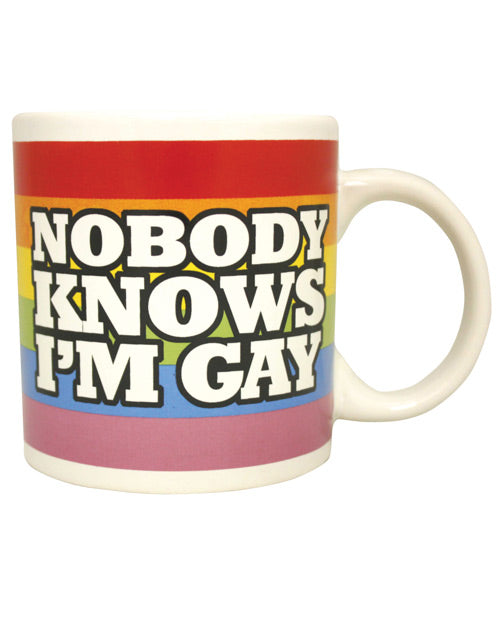 Attitude Mug Nobody Knows I'm Gay - Casual Toys
