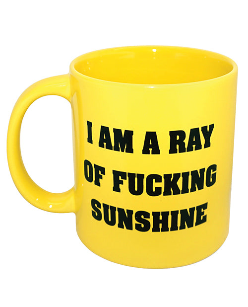 Attitude Mug I Am A Ray Of Fucking Sunshine - Yellow - Casual Toys