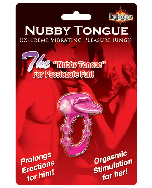 Nubby Tongue X-treme Vibrating Pleasure Ring - Casual Toys