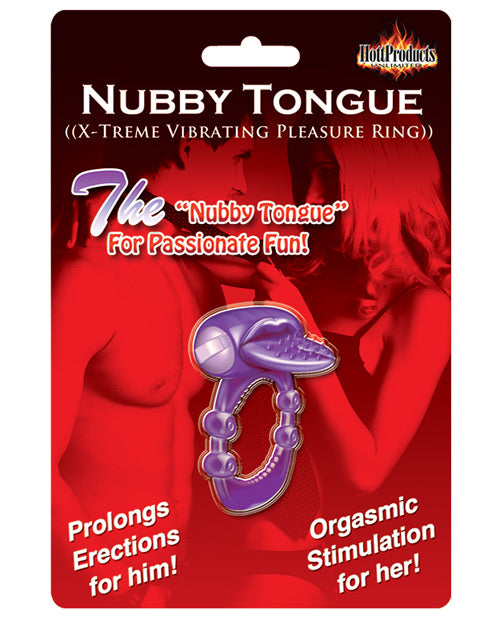 Nubby Tongue X-treme Vibrating Pleasure Ring - Casual Toys