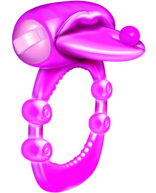Pierced Tongue X-treme Vibrating Pleasure Ring - Casual Toys