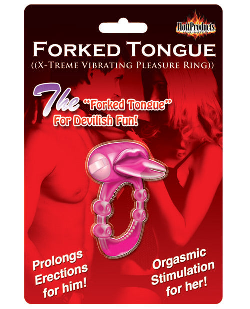 Forked Tongue X-treme Vibrating Pleasure Ring - Casual Toys