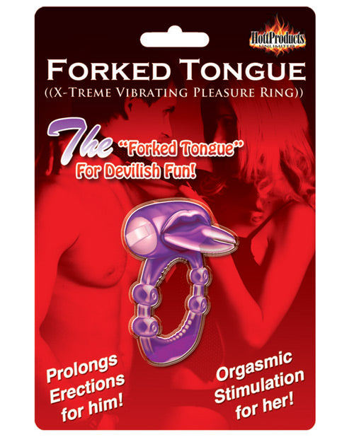 Forked Tongue X-treme Vibrating Pleasure Ring - Casual Toys