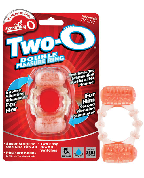 Screaming O Two-o Double Pleasure Ring - Casual Toys