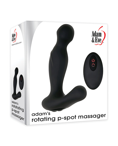 Adam & Eve Adam's Rotating P Spot Massager - Black - Casual Toys