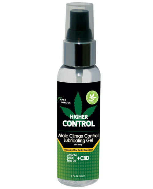 Higher Control Climax Control Gel For Men W-hemp Seed Oil - 2 Oz - Casual Toys