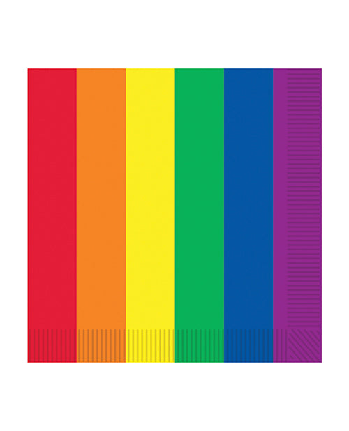 Pride Luncheon Napkins - Rainbow Pack Of 16 - Casual Toys