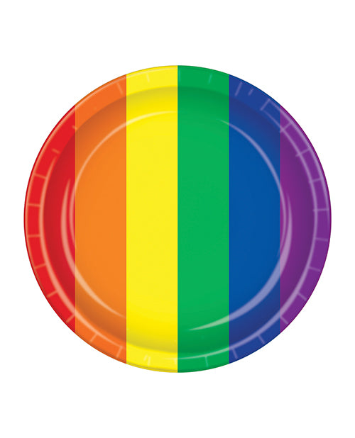 Pride Plates - Rainbow Pack Of 8 - Casual Toys