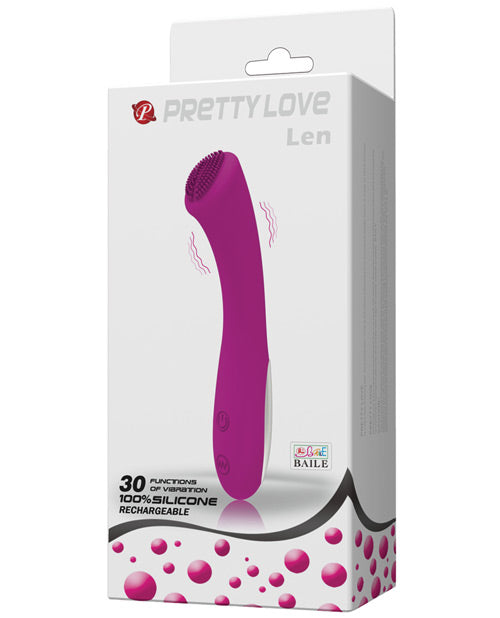 Pretty Love Len Rechargeable Wand 30 Function - Purple - Casual Toys