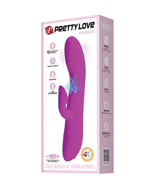 Pretty Love Flirt Sucking Rabbit - 12 Functions - Casual Toys