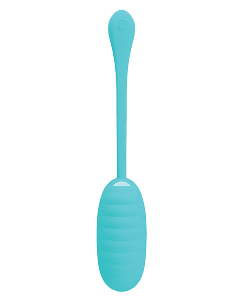 Pretty Love Kirk Liquid Silicone Remote Egg - Turquoise - Casual Toys