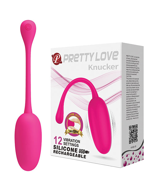 Pretty Love Knucker Remote Egg - Neon Pink - Casual Toys