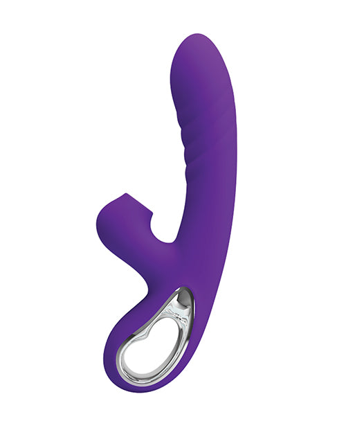 Pretty Love Jersey Sucking & Vibrating Rabbit - Purple - Casual Toys