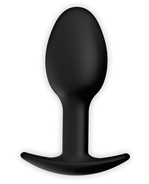 Pretty Love Silicone Anal Plug W/ball - Black - Casual Toys