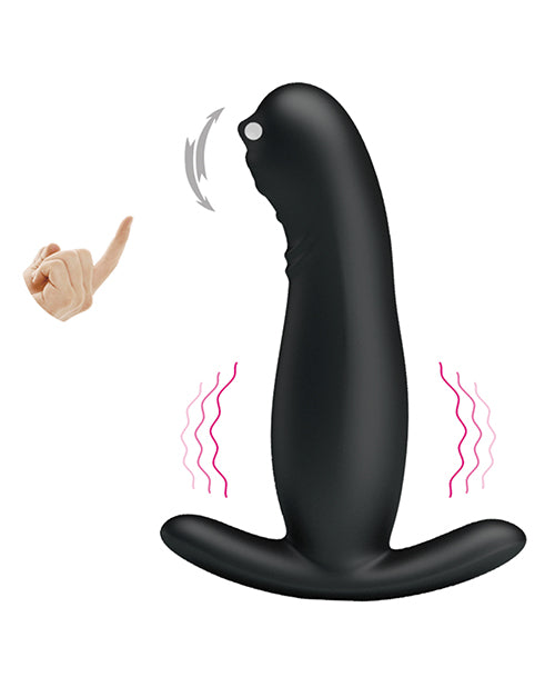 Mr. Play Rolling Bead Prostate Massager - Black - Casual Toys