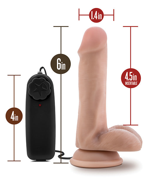 "Blush Dr. Skin Dr. Rob 6"" Cock W/suction Cup" - Casual Toys