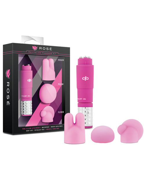 Blush Rose Revitalie Massage Kit - Casual Toys