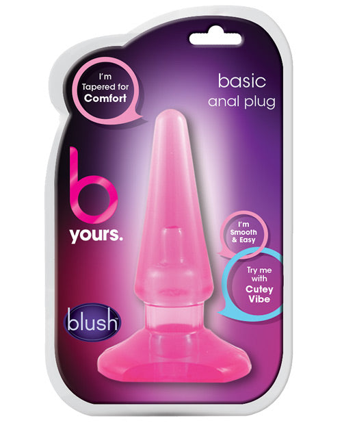 Blush B Yours Basic Anal Plug - Casual Toys