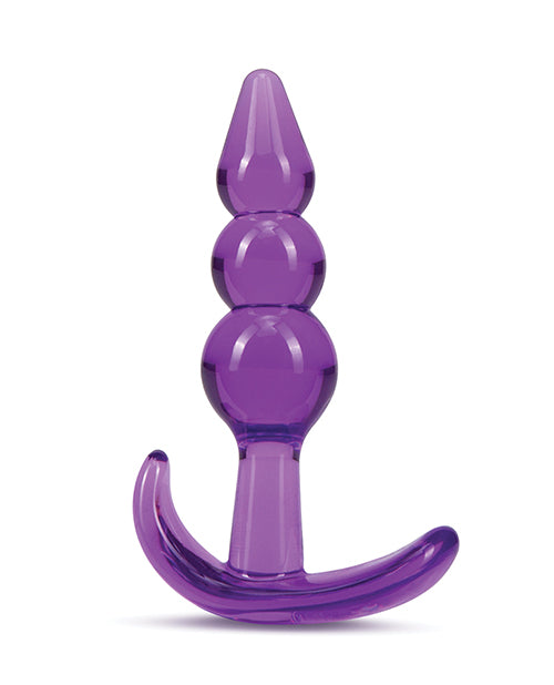Blush B Yours Triple Bead Anal Plug - Purple - Casual Toys