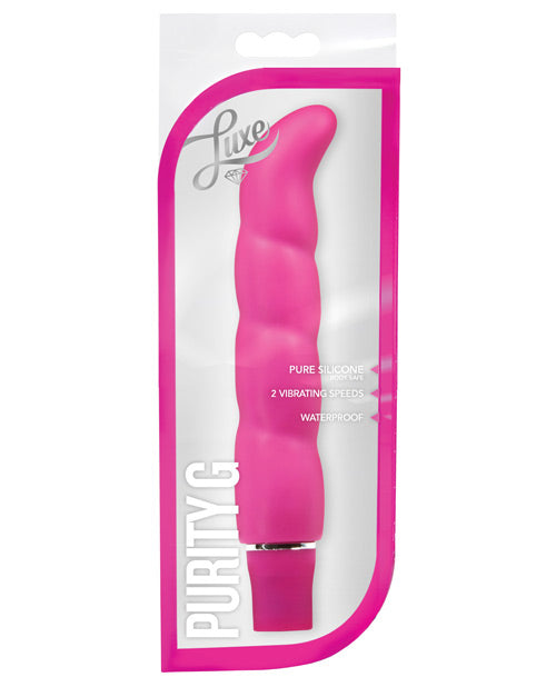 Blush Luxe Purity G Silicone Vibrator - Casual Toys