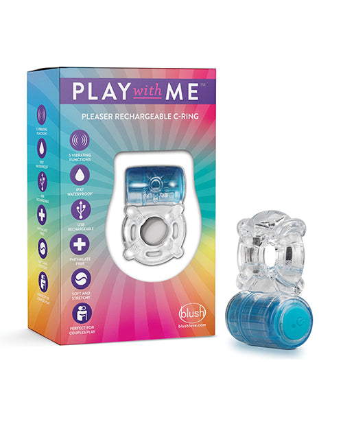 Blush Play With Me Pleaser Rechargeable C Ring