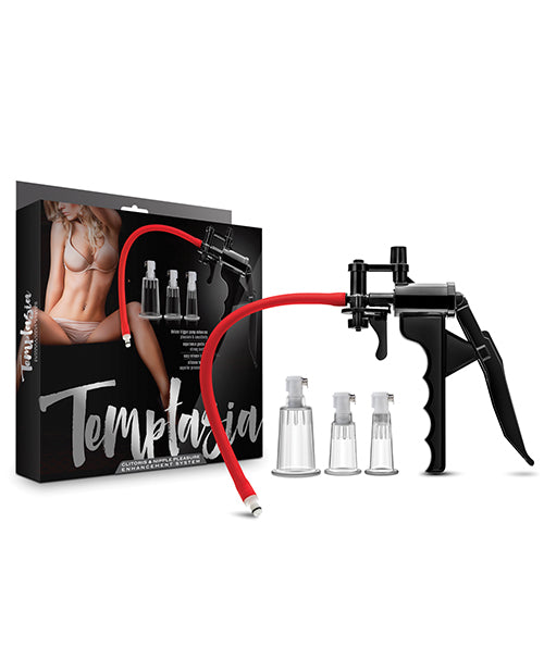 Blush Temptasia Clitoris & Nipple Pleasure Enhancement Pump System - Casual Toys