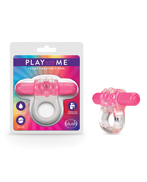 Blush Play With Me Teaser Vibrating C Ring - Casual Toys