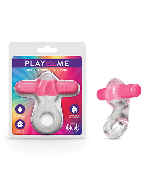Blush Play With Me Delight Vibrating C Ring - Casual Toys
