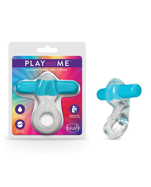 Blush Play With Me Delight Vibrating C Ring - Casual Toys