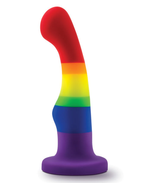 Blush Avant P1 Gay Pride Silicone Dong - Freedom - Casual Toys
