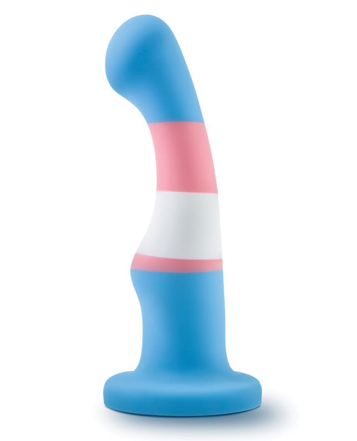 Blush Avant P2 Transgender Pride Silicone Dong - True Blue - Casual Toys