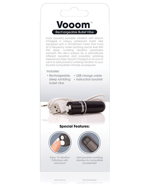 Screaming O Charged Vooom Rechargeable Bullet Vibe - Casual Toys