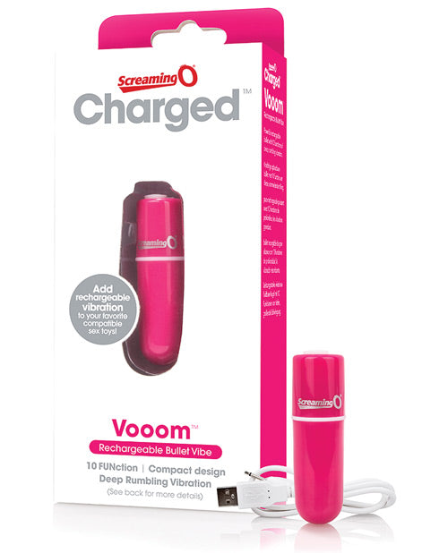 Screaming O Charged Vooom Rechargeable Bullet Vibe - Casual Toys