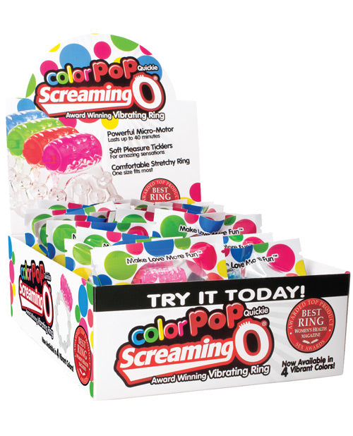 Screaming O Color Pop Quickie - Asst. Colors Box Of 24 - Casual Toys