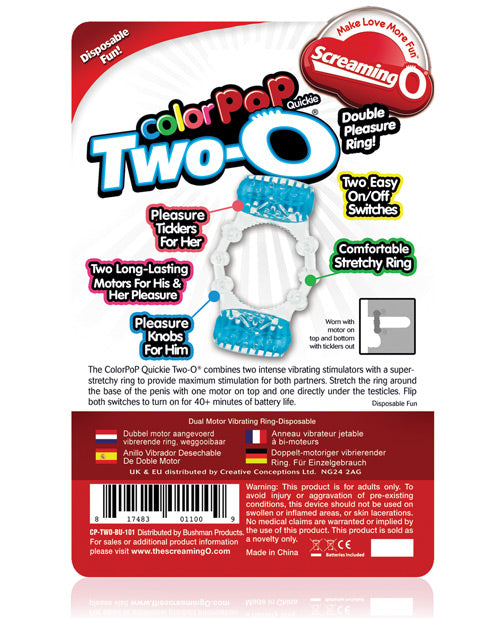 Screaming O Color Pop Quickie Two - Casual Toys