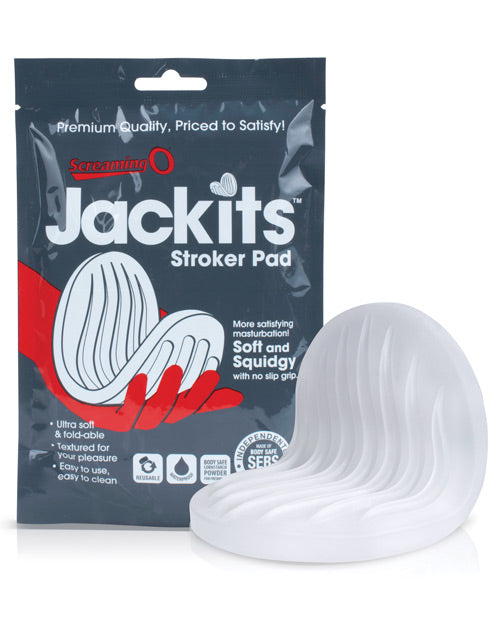 Screaming O Jackits Stroker Pad - Clear - Casual Toys