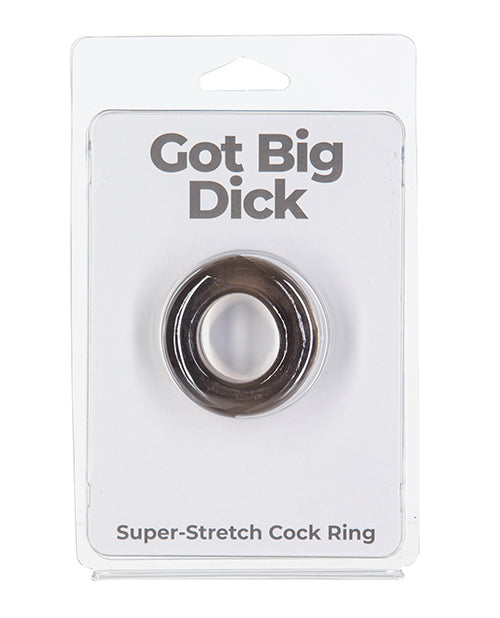 Got Big Dick Single Bumper Ring - Black - Casual Toys