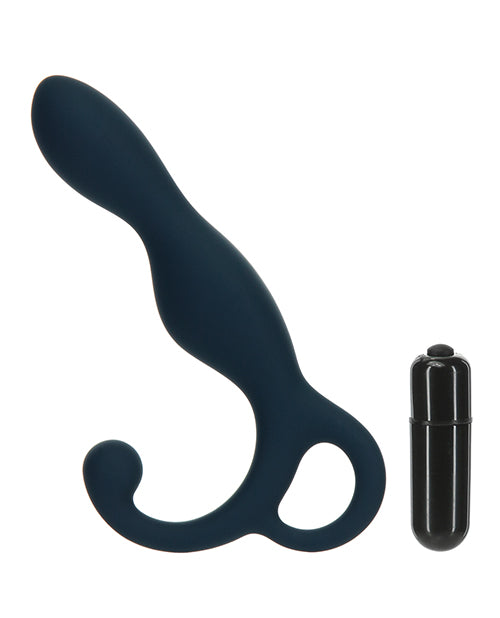 Lux Active Lx1 5.75" Silicone Anal Trainer - Dark Blue - Casual Toys