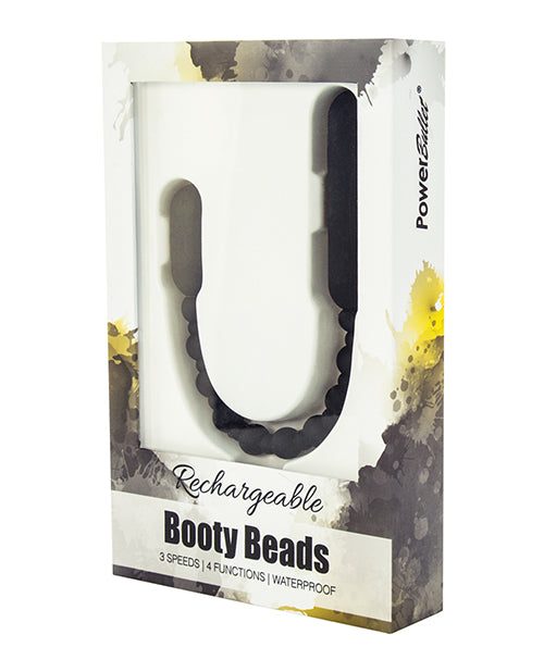 Rechargeable Booty Beads - Black - Casual Toys