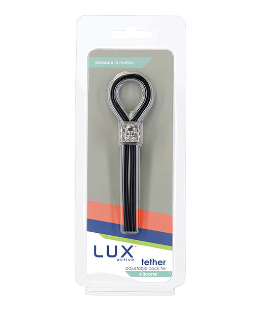 Lux Active Tether Adjustable Cock Tie - Black - Casual Toys