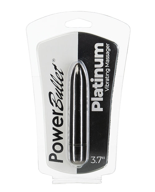 Power Bullet 3.7" Platinum Vibrating Massager - Casual Toys