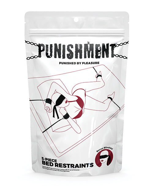Punishment 5 Pc Bed Restraints