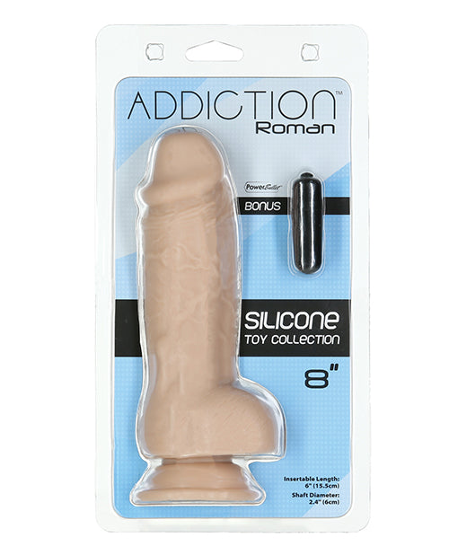 Addiction 8" Roman Dildo - Beige - Casual Toys