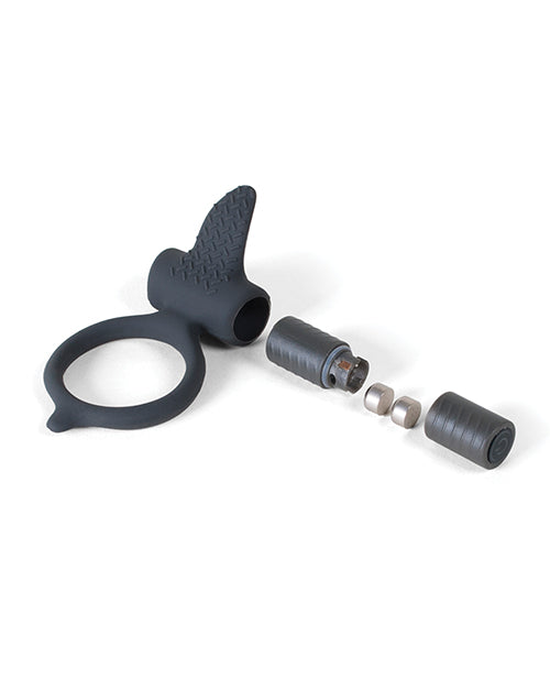 Bcharmed Classic Vibrating Cock Ring - Black - Casual Toys